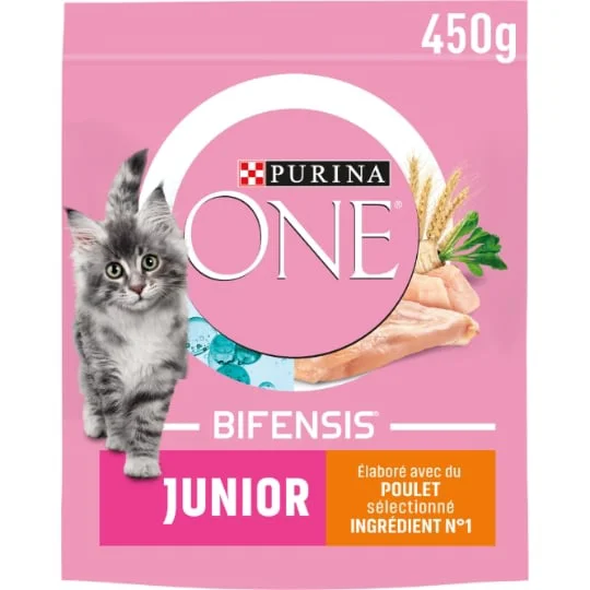 Croquettes pour chatJunior, poulet & céréales