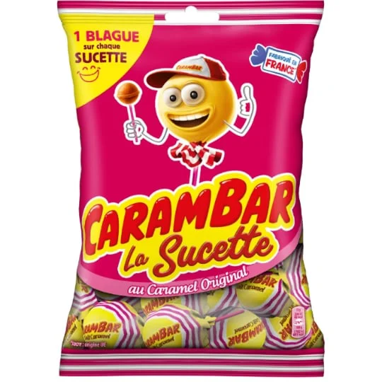 Bonbon sucette caramel