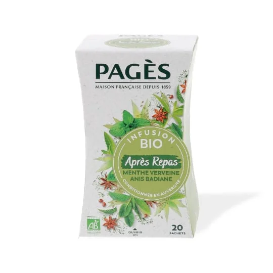 Infusion après repas menthe bio