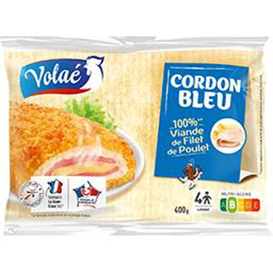 Cordon bleu 100% viande de filet de poulet