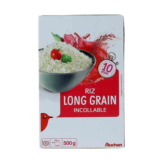 Riz long grain incollable cuisson rapide