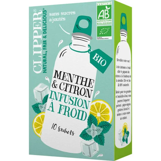 CLIP Infusion froide citron menthe bio