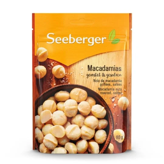 Noix de macadamia grillées à sec salées GMBH