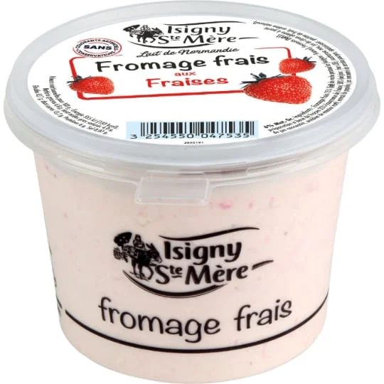 Fromage frais fraises