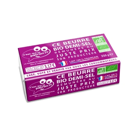 Beurre demi-sel Bio