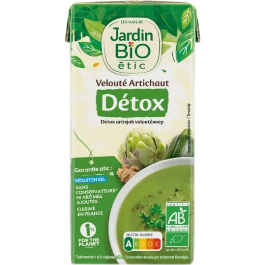 Soupe détox à l'artichaut Bio