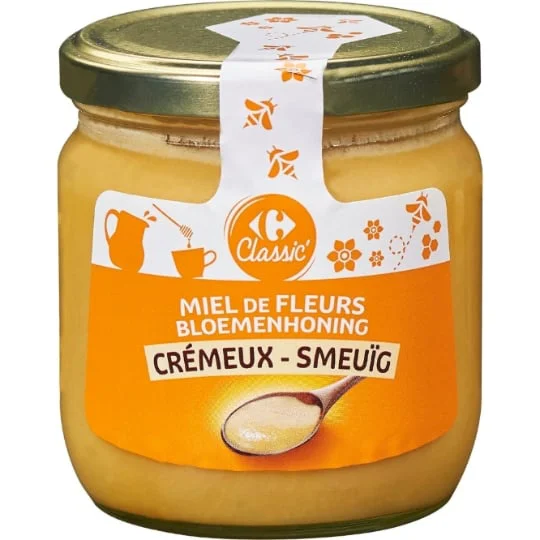 Miel de fleurs crémeux