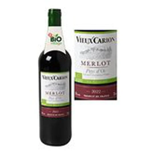 Vin rouge Merlot Bio Pays d'Oc IGP