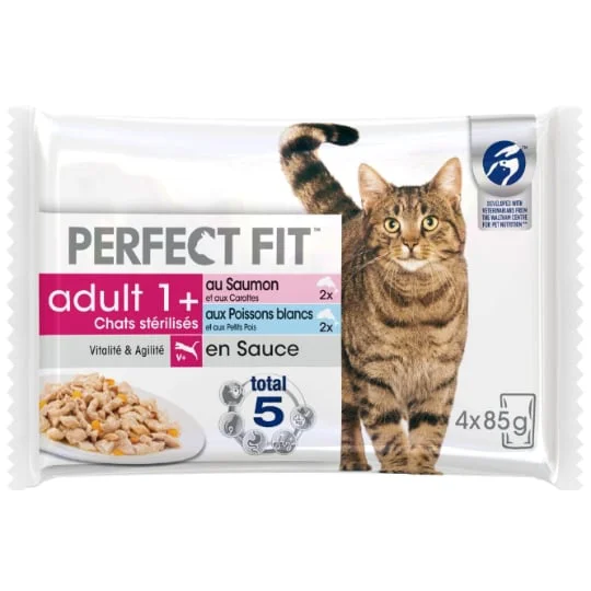 Pâtée pour chat poissons
