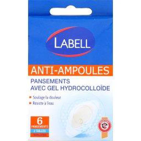 Pansements avec gel hydrocolloïde anti-ampoules
