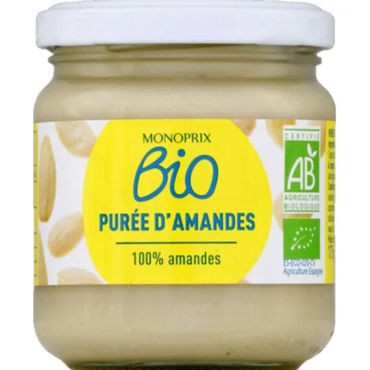 Purée d'amandes bio