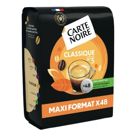 Café dosettes compatibles Senseo Classique n°5 x48