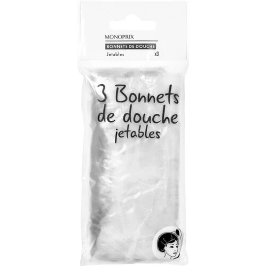 Monoprix Bonnets de Douche Jetables