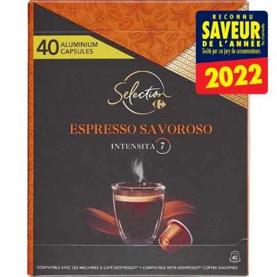 Café en capsule intensité 7