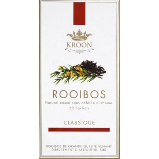 Kroon rooibos nature Naturellement sans caféine & Théine en Sachet