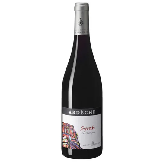 Vin Ardèche Syrah Les Classiques Rouge IGP