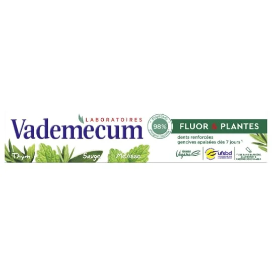 Dentifrice fluor & plantes bi-fluoré