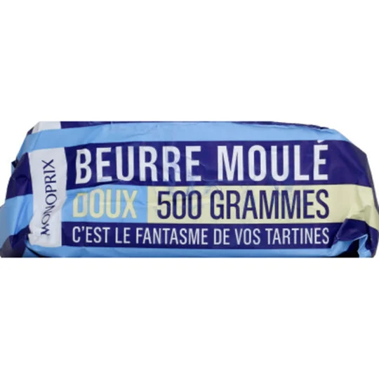 Beurre moulé doux