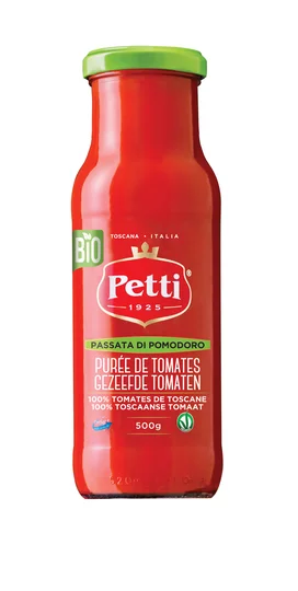 Purée de tomates, extra fine, bio