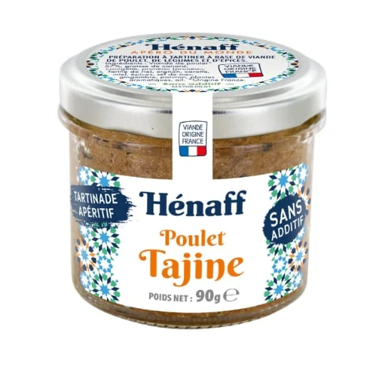 Tartinable poulet tajine