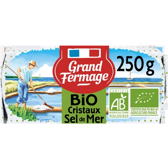 Beurre demi-sel aux cristaux sel de mer de Noirmoutier BIO