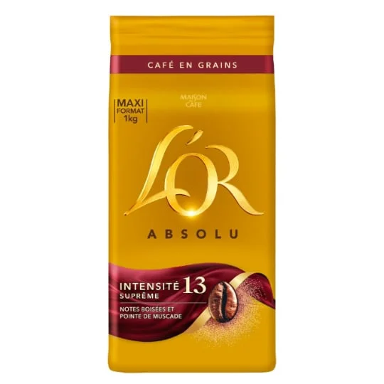 Café en grains intensité 13 L'OR
