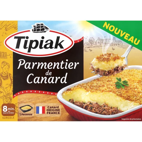 Parmentier de canard