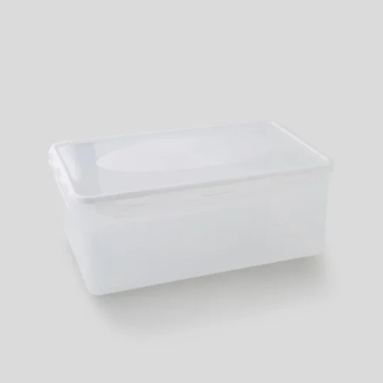 Plast Team Boîte Pour Congélateur Et Micro-Onde 5L, 4 Clips