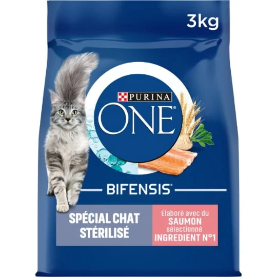 Croquettes pour chat stérilisé saumon