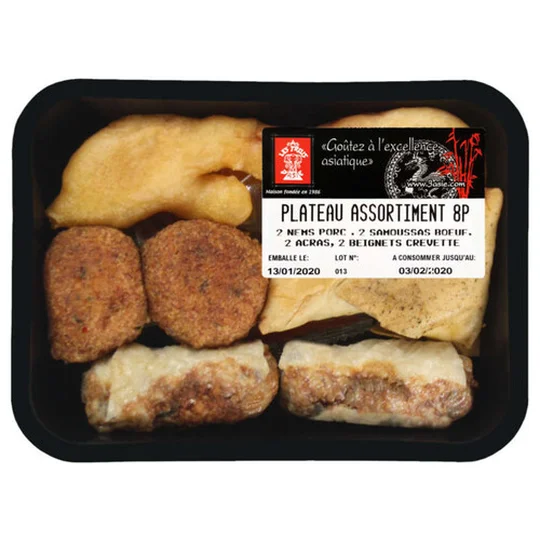 Mini Plateaux d’Assortiment 8 Pièces