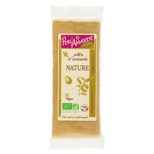 Pâte D'Amande Blanche Nature Bio