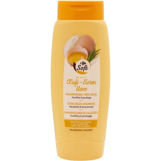 Shampooing très doux aux œufs