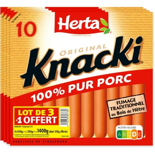 Saucisse knacki