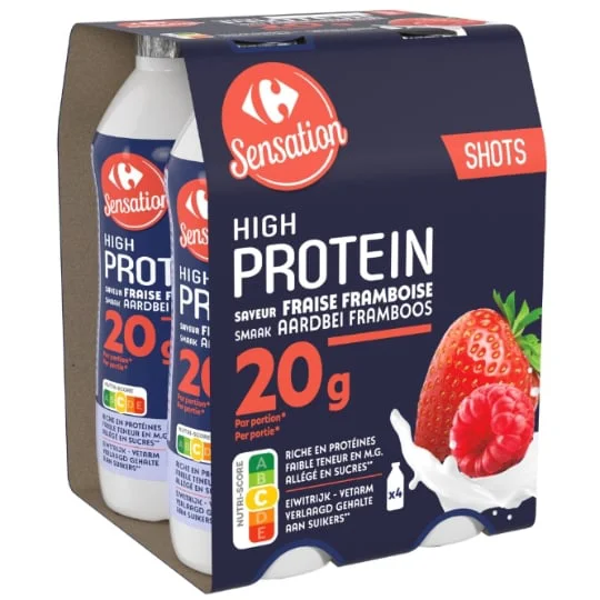 Spécialité à boire protéiné fraise