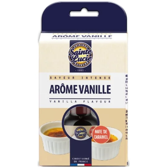 Arôme vanille note de caramel saveur intense