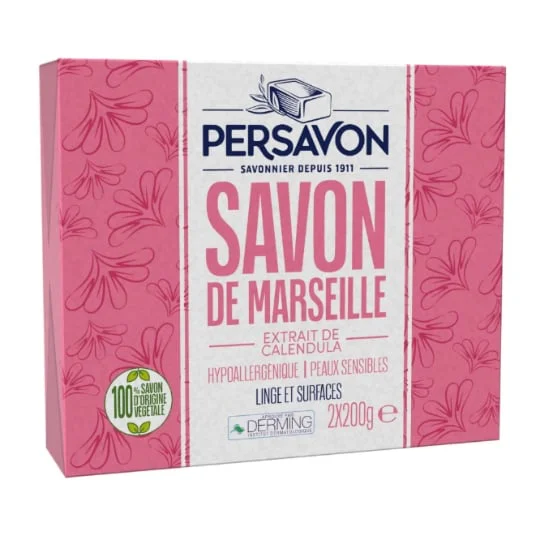 Savon Solide de Marseille Extrait de Calendula Hypoallergénique
