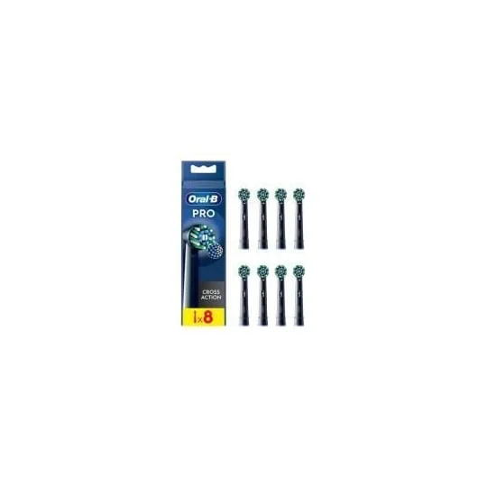 Brossette dentaire  Cross Action Black - Pack de 8