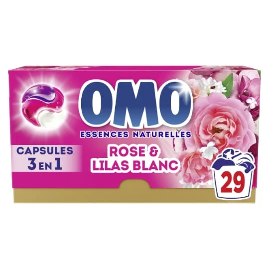 Capsule Lessive à la Rose & Lilas Blanc