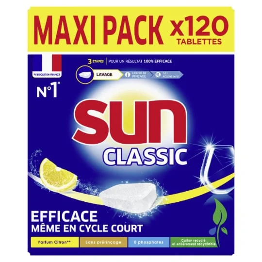 Capsules Lave Vaisselle Classic au Citron