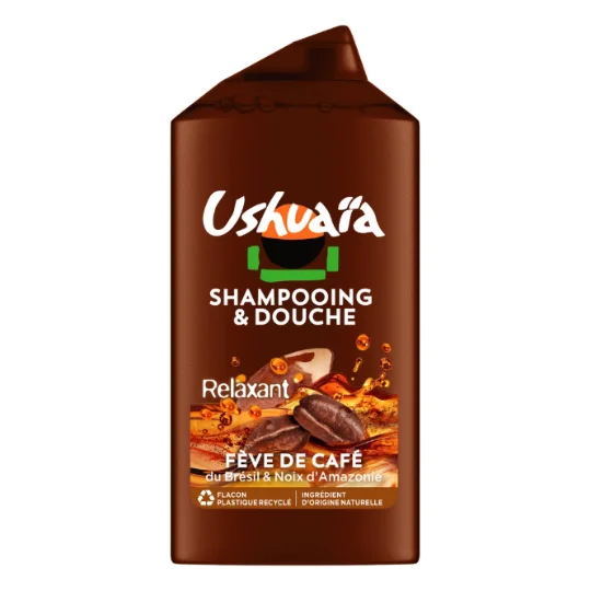 Shampooing Relaxant à la Fève de Café du Brésil et Noix d'Amazonie