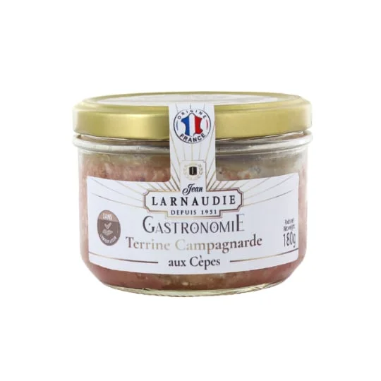 Terrine campagnarde au cèpes