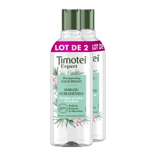 Shampooing Expert Equilibrant à l'Huile de Romarin et Allantoïne
