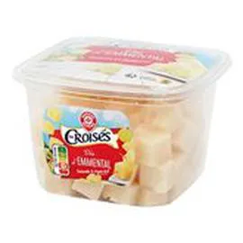 MARQUE REPÈRE, LES CROISÉS Fromage Emmenta En dés 150g