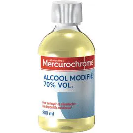 MERCUROCHROME Alcool modifié 70% vol 200ml