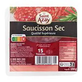 MARQUE REPÈRE, SAINT-AZAY Saucisson sec 15 tranches 150g