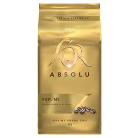 L'OR Café en grains absolu 100% arabica 1kg