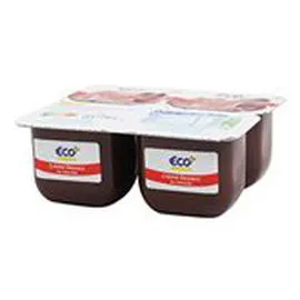 ECO+ Crème dessert Chocolat 4x125g