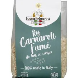 LUANA BELMONDO Riz carnaroli fumé 250g