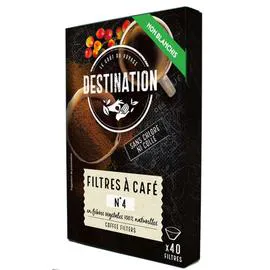 DESTINATION Cafe Filtres À Café N°4 X40 Bio l'unité