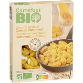 CARREFOUR BIO Gnocchi bio à poêler courge butternut 400g
